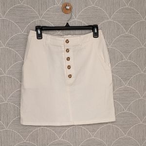 Wild Fable White Denim Skirt - Juniors Medium